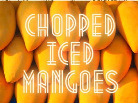 Chopped Iced Mangoes