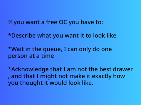 Free OCs