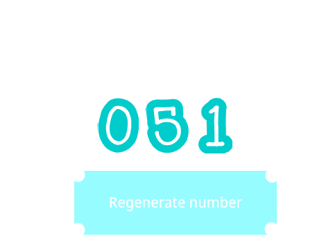 Random number generator (Numbers 0 ~ 100)
