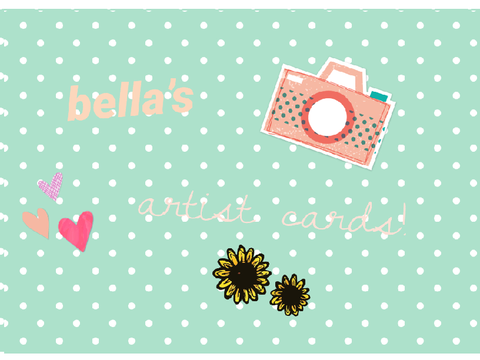 ˗ˏˋ artist cards folder ´ˎ˗