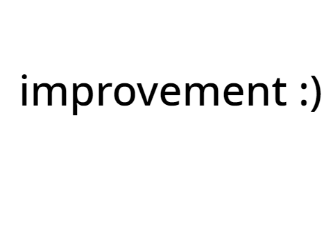 improvement // kuzupeko