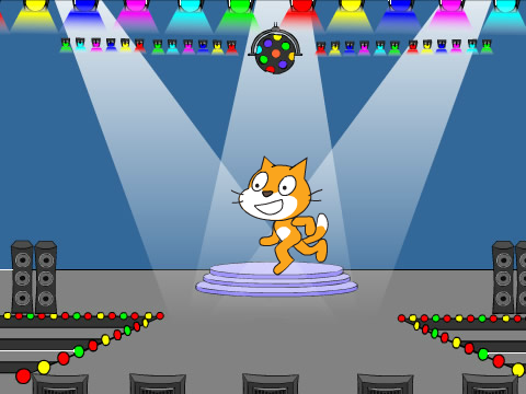 Twinkle and Ghosty meet scratch the cat!