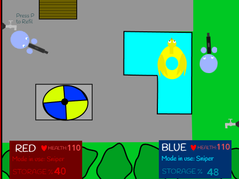 WATER FIGHT!!! a two player game (game contest) #games #all