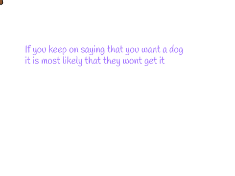 how to convince you Parents to get a dog