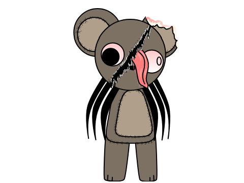 The teddy bear you threw away