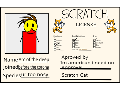 Make Your Own Scratch License 