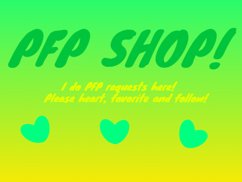 {PFP Shop!} OPEN