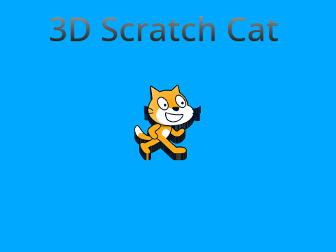 3D Scratch Cat