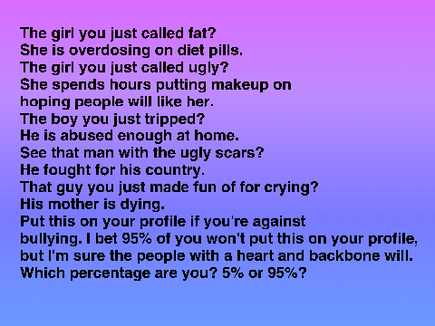 Remix this If your against bullying