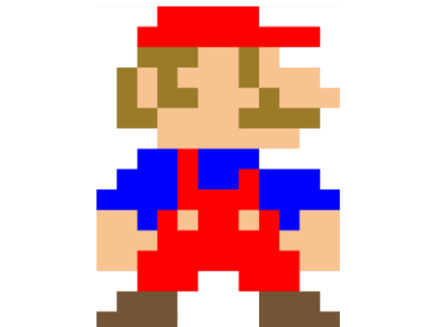 マリオ　ドット絵　素材