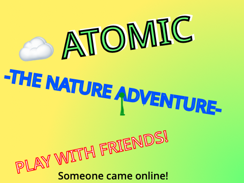 ☁️ATOMIC || A cloud multiplayer scrolling platformer  #nature platformer remix