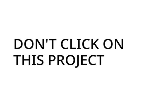 Don’t Start the project