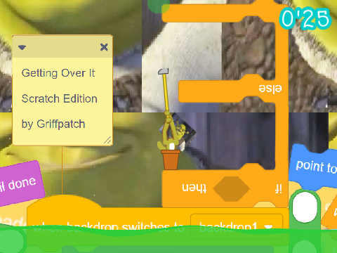Getting Over It v1.4 remix SHREK EDITION