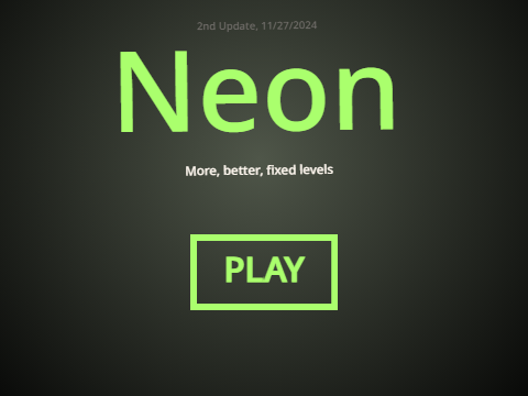 Neon - A scrolling maze project