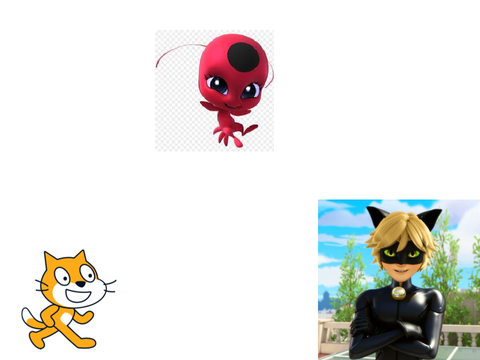 Cat noir VS scratch cat 2