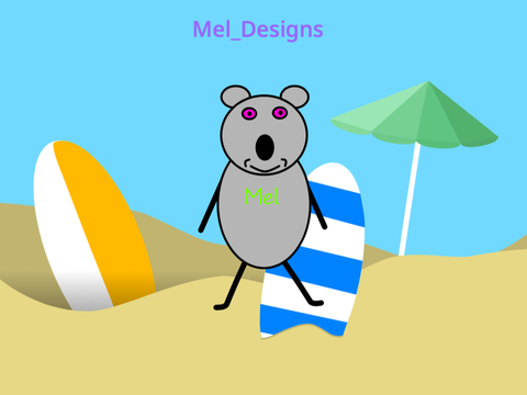 Mel like the beach my first OC