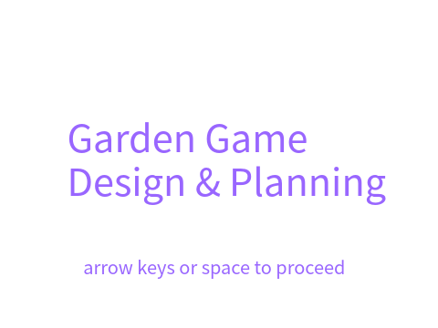 Garden Game