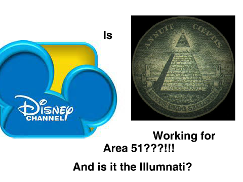 Disney Channel is working for Area 51 and/or is the Illumnati