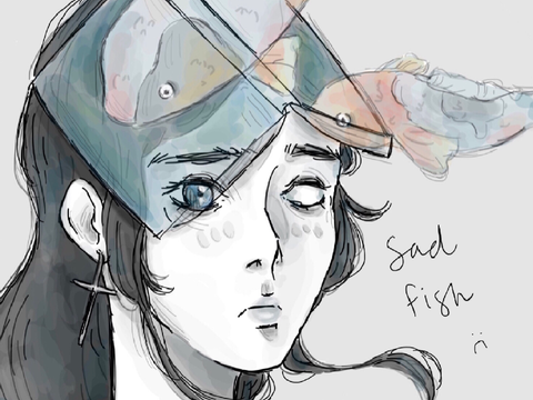 sad fish :(