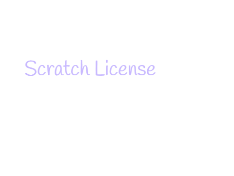 My Scratch License// kuzupeko