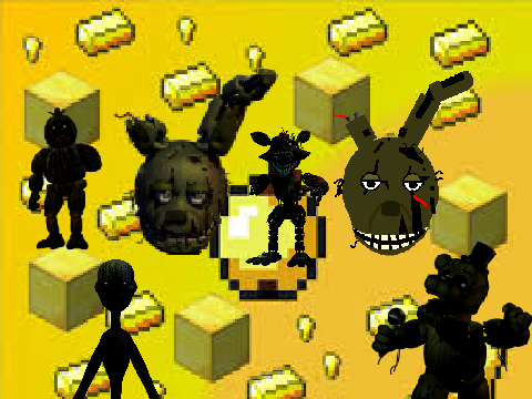 My Springtrap Drawing + Just Gold Soundtrack