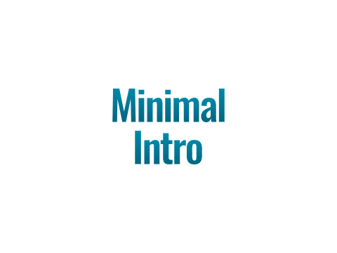 Minimal Intro for Me