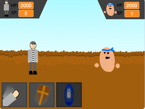 tiny-pig V.S. quinnthing1 (RPG battle thing)