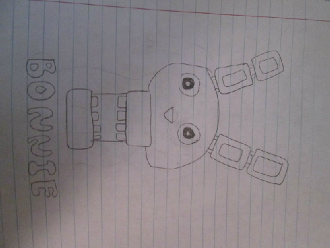 FNaF Fan Art Marionette and Bonnie