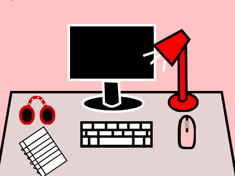 Interactable desk