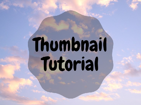 Thumbnail tutorial