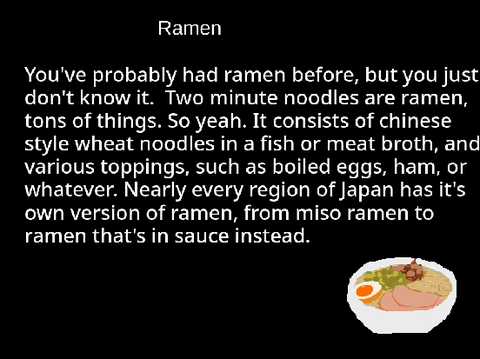 Japanese Food! 