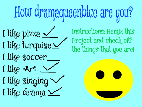 How dramaqueenblue are you? 