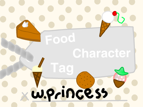 ️Food Character Tag | WP