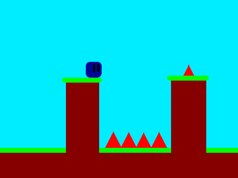 Blue A platformer [mobile friendly] 1 year on scratch 
