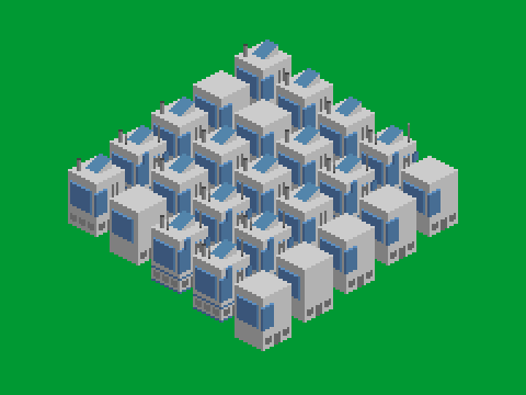 Pixel City 3 Tile Base