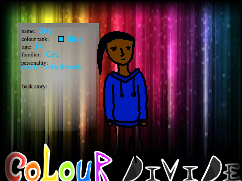 Colour Divide RPG bio template to remix! remix