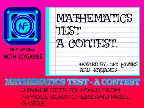 MATHEMATICS TEST - A CONTEST PRIZE GIVERS NEEDED. #GAMES #TRENDING #ALL #CONTEST #ANYTHING