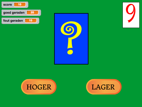 hoger / lager