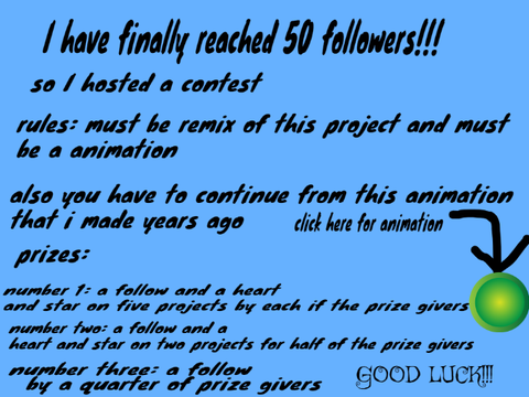 contest!!!!! 50 follows!!!!
