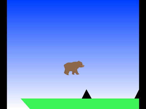 Evil spikes scrolling platformer