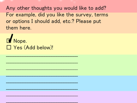 LGBTQ+ Survey! [ Mostly closed | remixing still ok ] remix