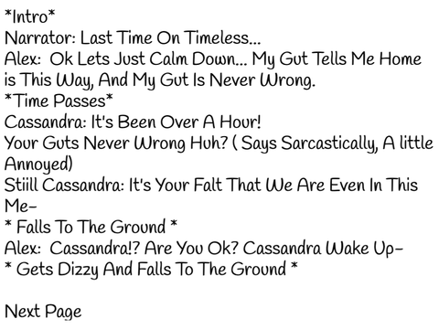 Timeless Ep 2 Script