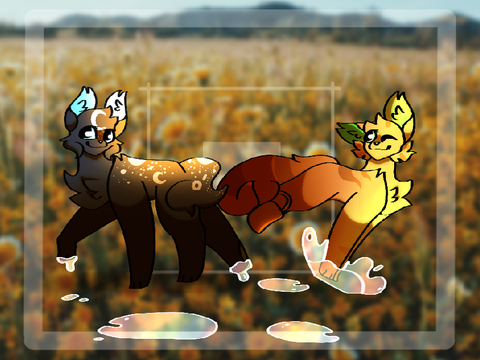 sunflower splashes - art piece