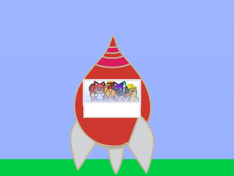 Add Yourself in a rocket!