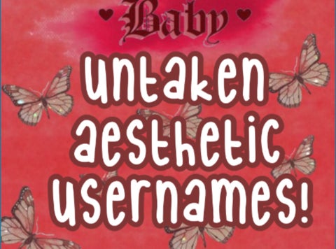 Aesthetic Usernames