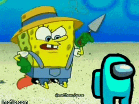 spongebob is SUS