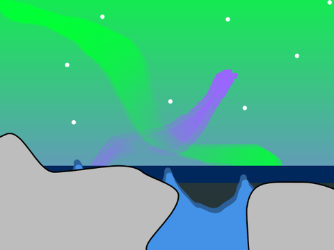 Northern Lights Parallax