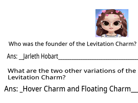 Home Work Of the Charms Lesson