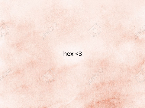 hex <33