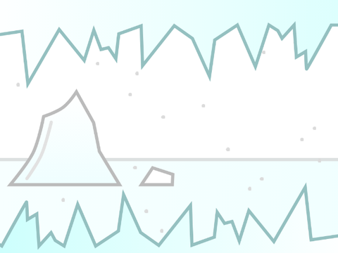 Iceberg: A parallax.